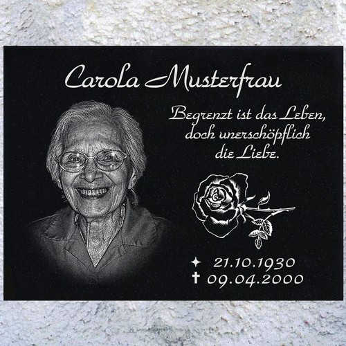 Granit grabplatte grabmal - granit,