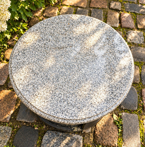 Granit steinplatte rund 60cm - rund,