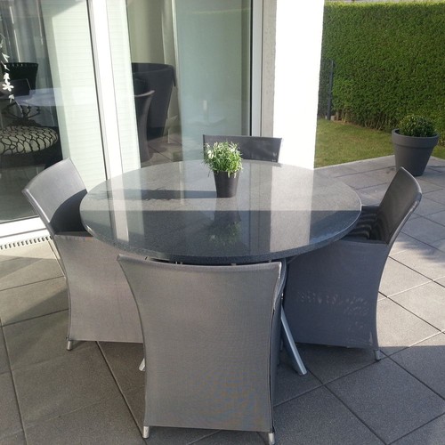 Tischplatte rund quadratisch